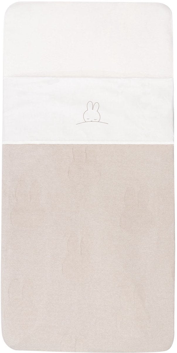 Jollein x Miffy drap berceau 75x100cm sleepy miffy - funghi