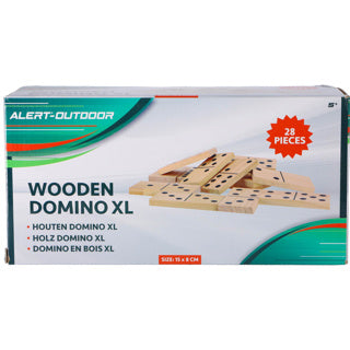 Alerte en bois extérieur XL Domino 28 pièces