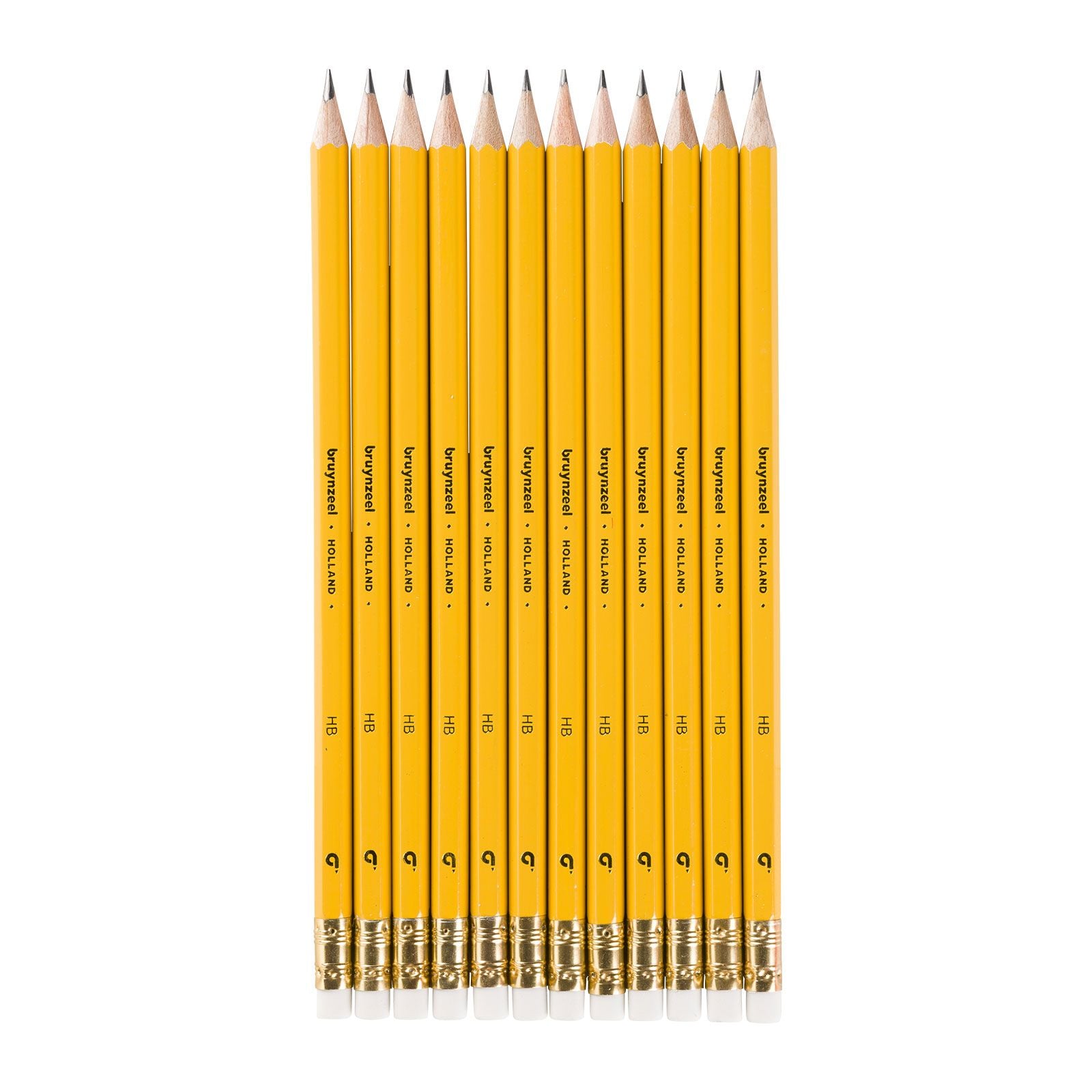 Bruynzeel • crayons graphite hb + gomme