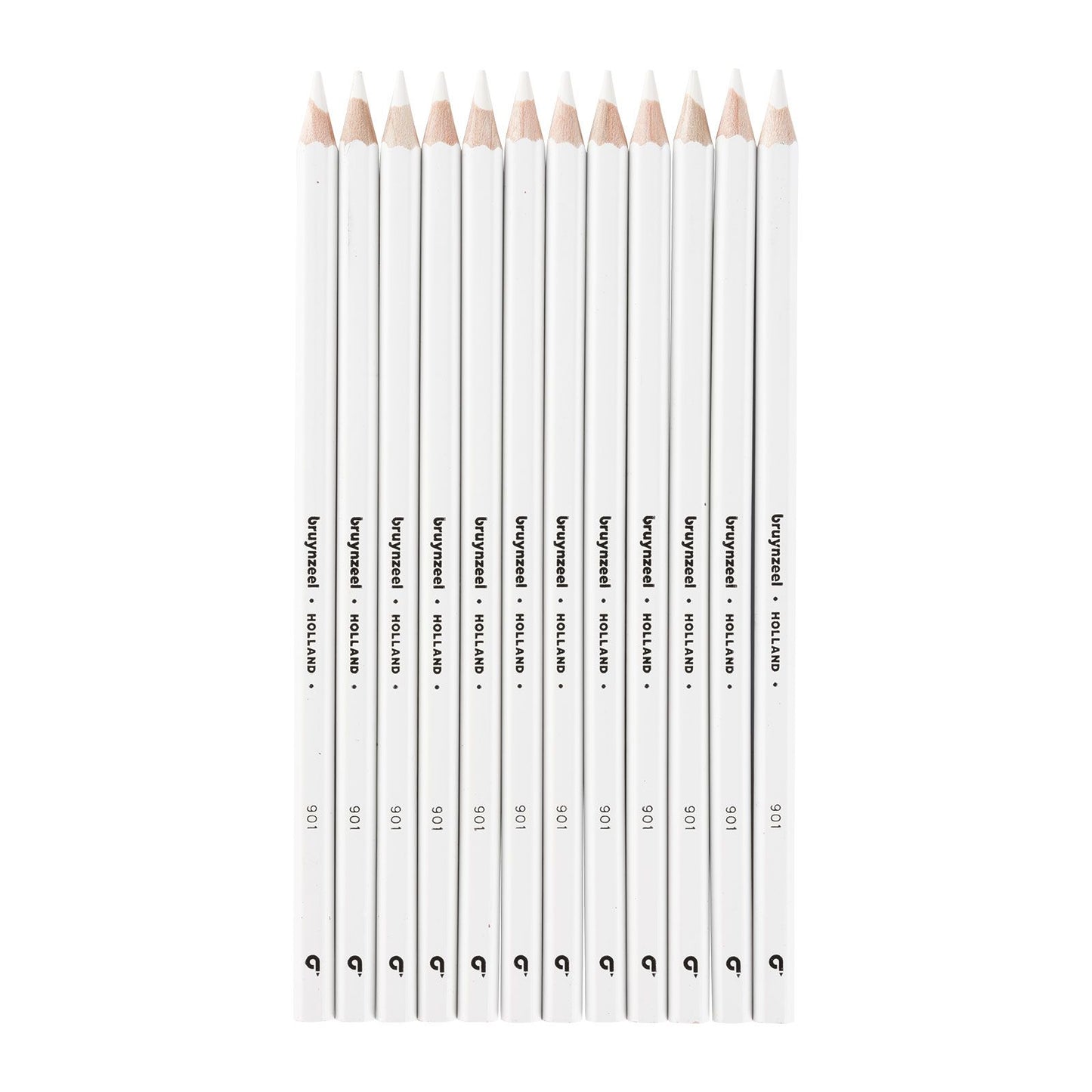 Bruynzeel • super crayons de couleur blanc 12pcs