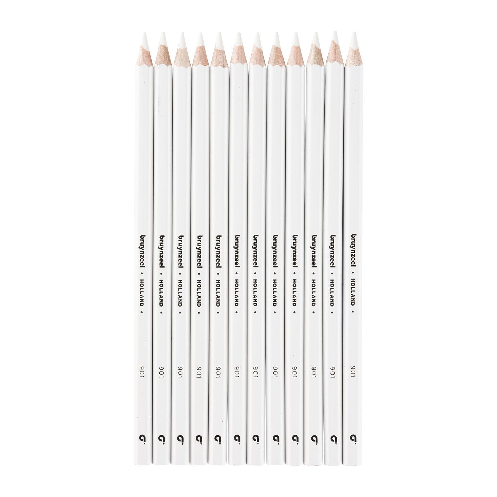 Bruynzeel • super crayons de couleur blanc 12pcs