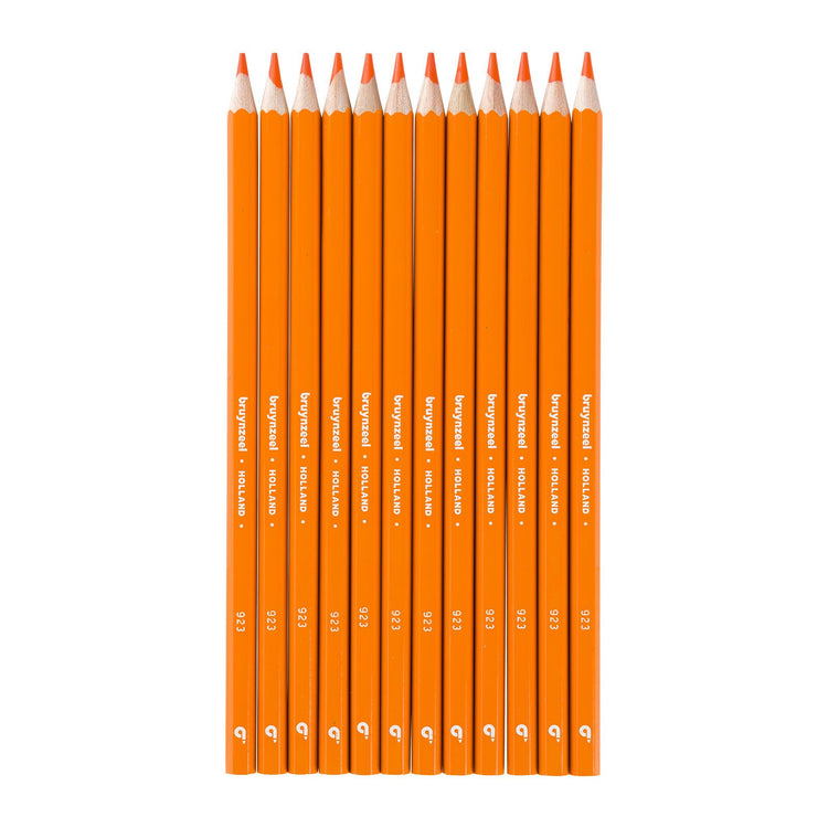 Bruynzeel • super crayons de couleur orange 12pcs