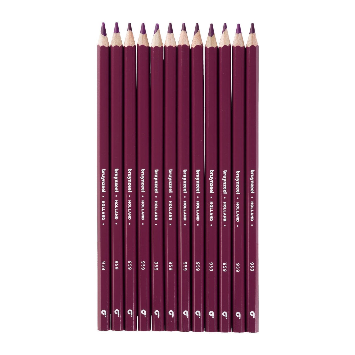 Bruynzeel • super crayons de couleur rouge violet 12pcs