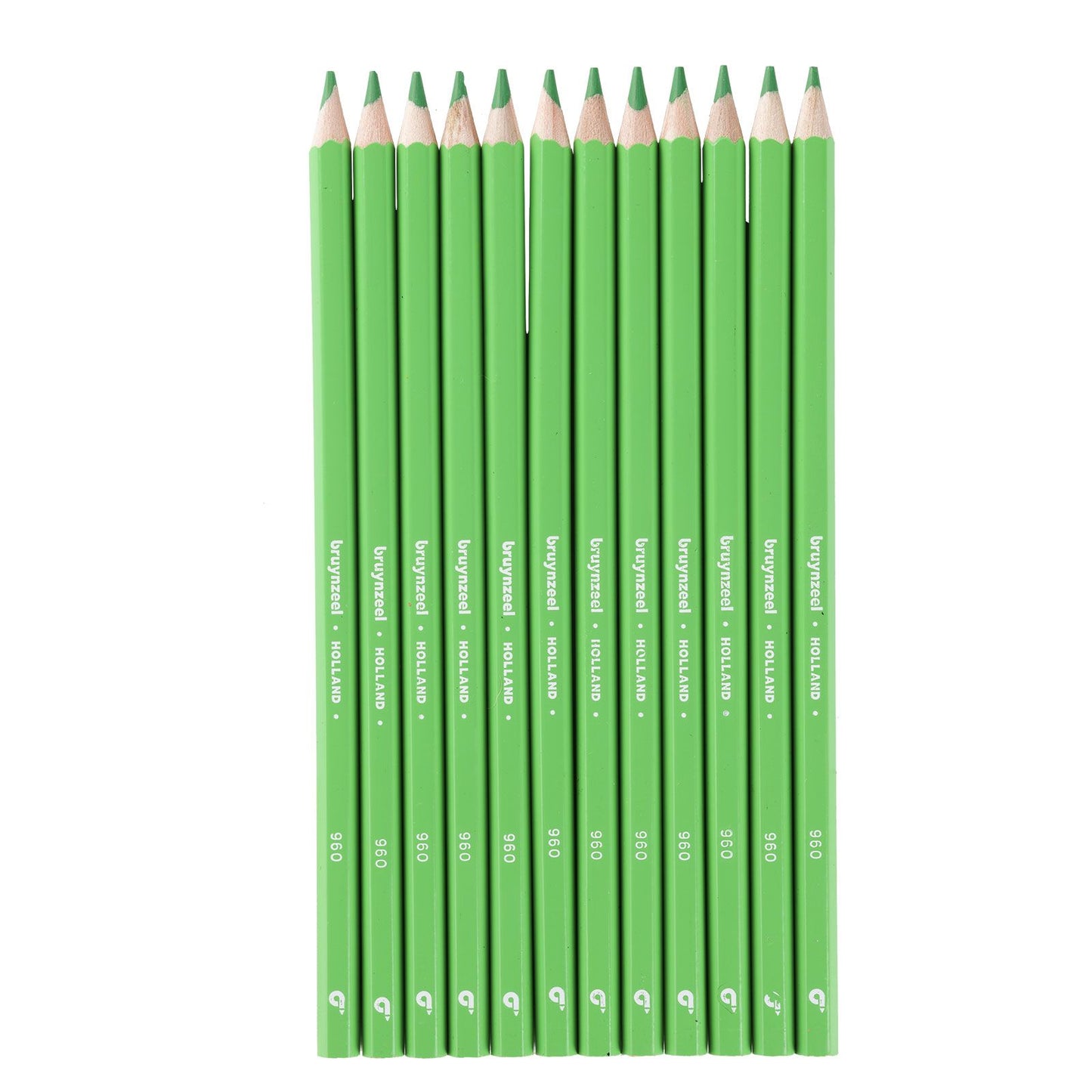 Bruynzeel • super crayons de couleur vert clair 12pcs