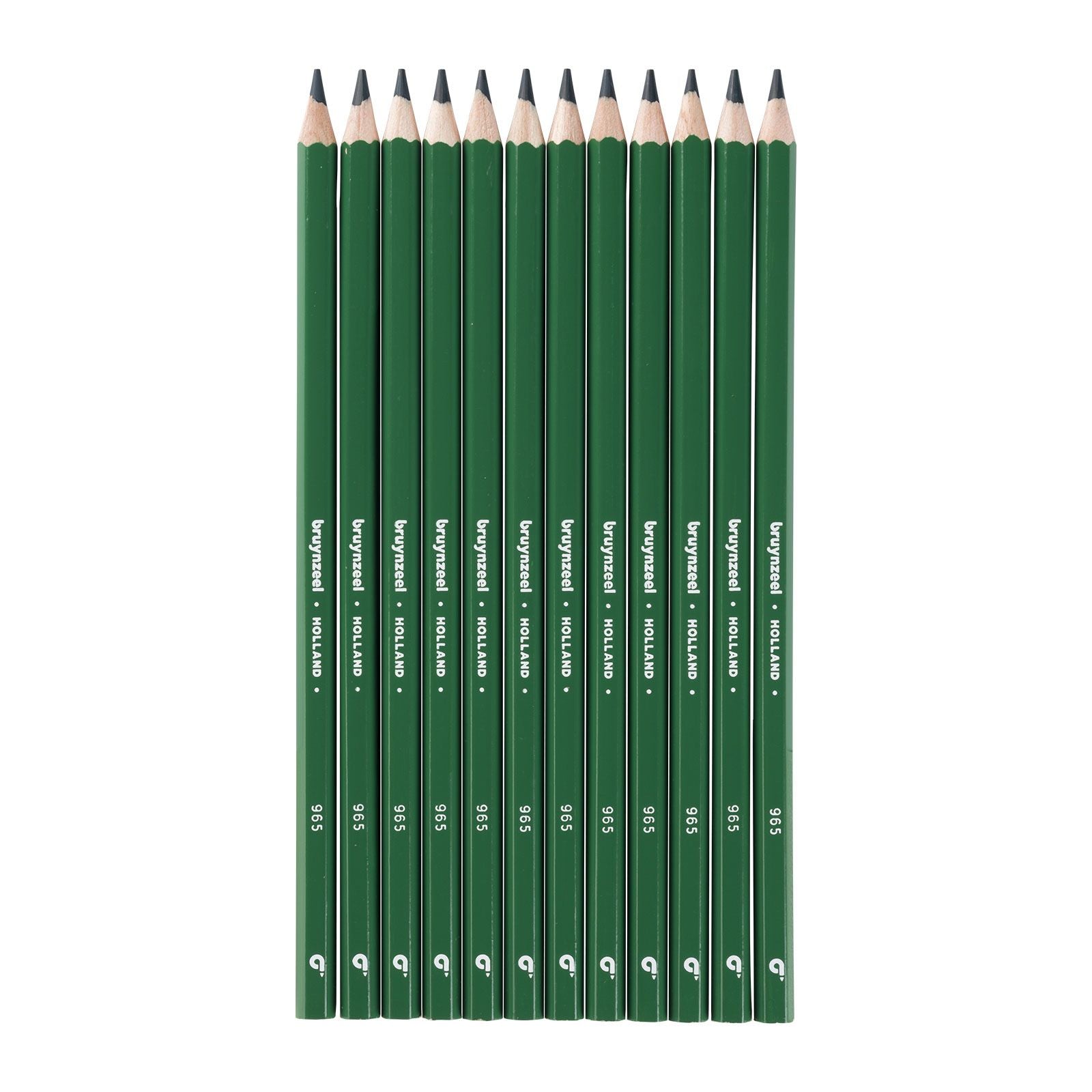 Bruynzeel • super crayons de couleur vert mousse 12pcs