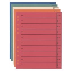 Bandes de séparation niceday a4 gamme de couleurs extra large