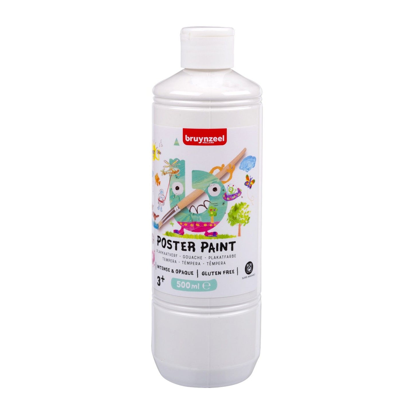 Bruynzeel • peinture gouache pour affiches 500ml blanc
