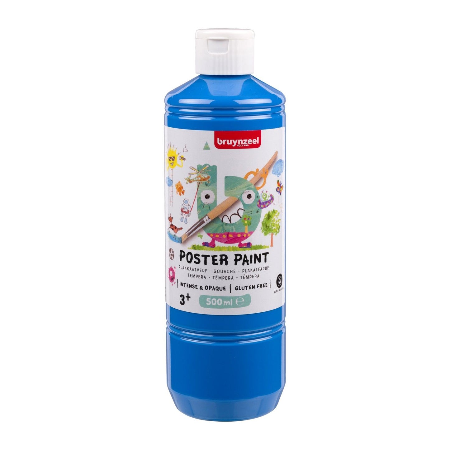 Bruynzeel • gouache pour affiches 500ml bleu clair