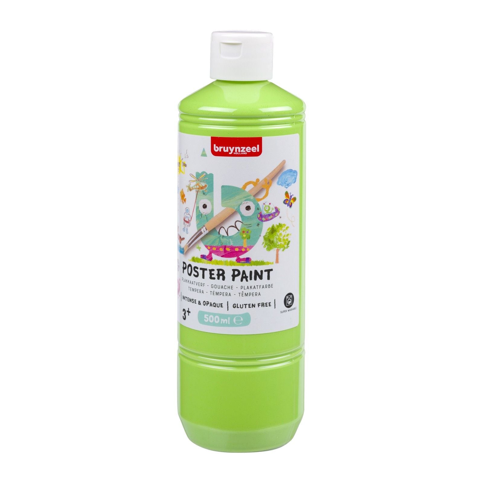 Bruynzeel • peinture gouache pour affiches 500ml vert printemps