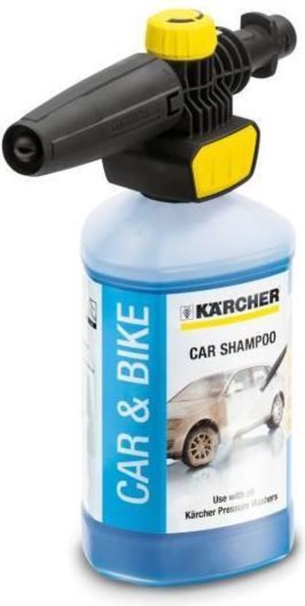Shampoing voiture Kärcher + buse mousse fj 10 c