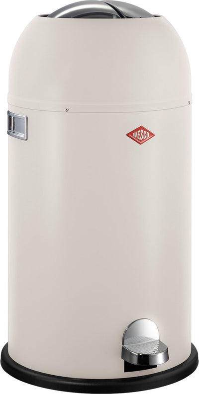 Poubelle Wesco kickmaster | poubelle à pédale | 33 litres | métal - sable mat | poubelle - fabriquée en Allemagne