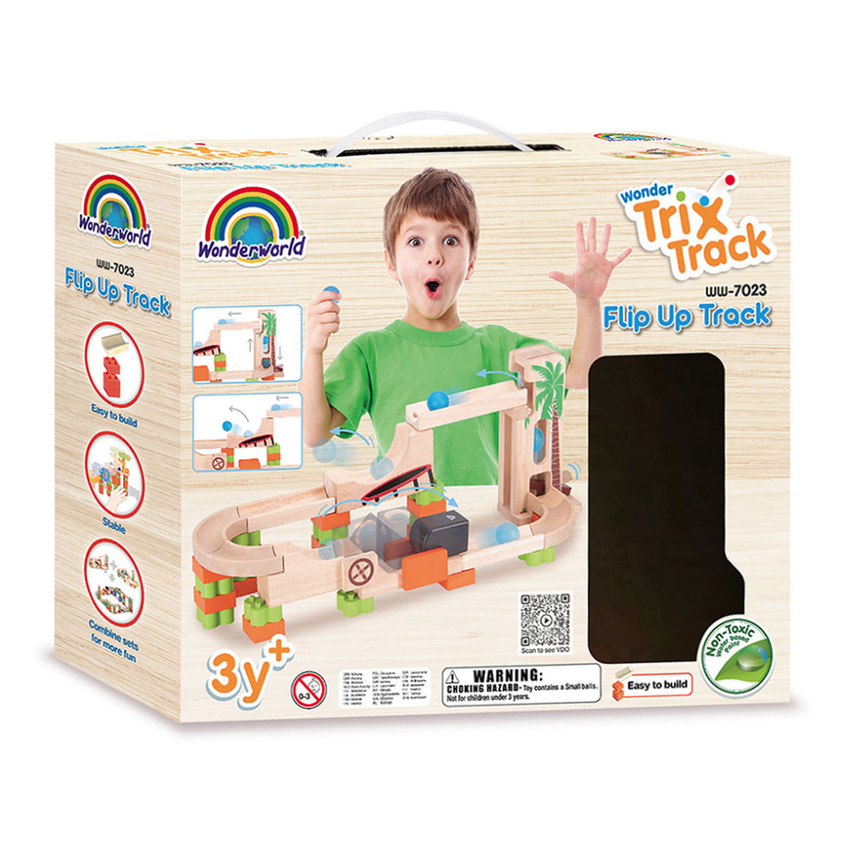 Piste de rotation en marbre en bois Wonderworld