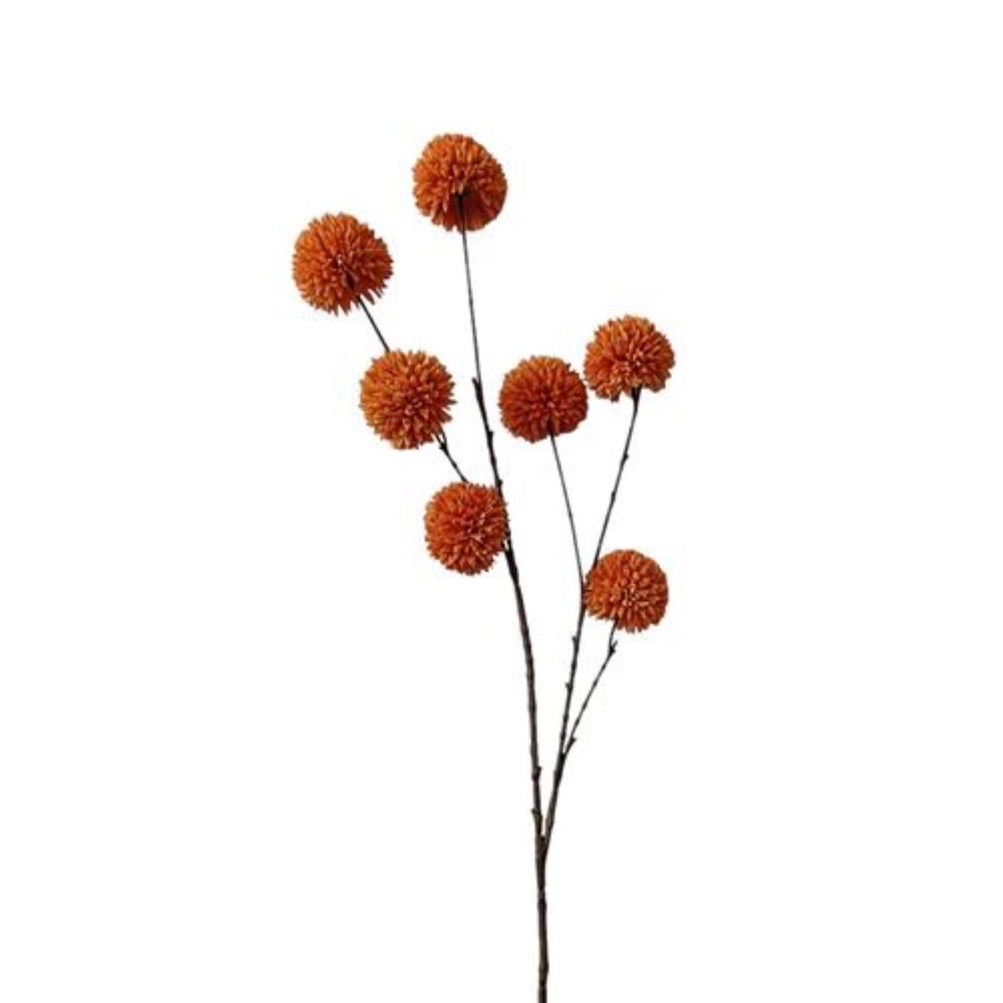 Roberts collection branche artificielle pompon orange 98cm