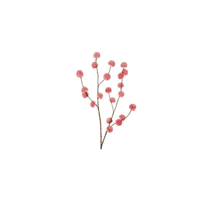 Roberts collection branche artificielle pompon rose 100cm