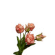 Roberts collection bouquet artificiel tulipes perroquet rose