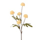 Roberts collection pompon fleur artificielle 52cm jaune tendre