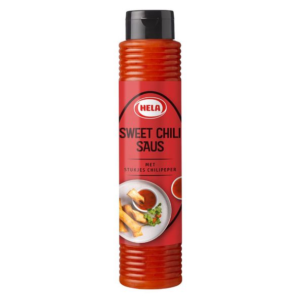 Sauce chili douce Hela avec morceaux de piment (800 ml)