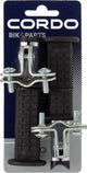 Repose-pieds Cordo noir argent