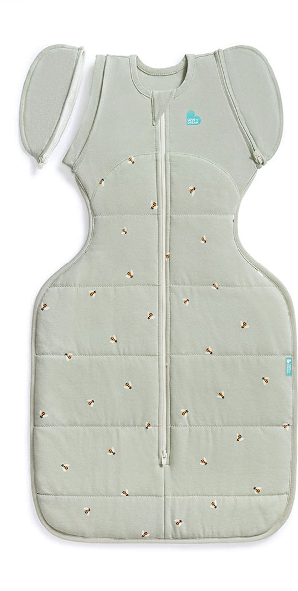 Love to dream ™ gigoteuse pour bébé swaddle up™ - réduction de l'emmaillotage - bébé 6-9 mois - 8,5-11 kg - hiver - olive