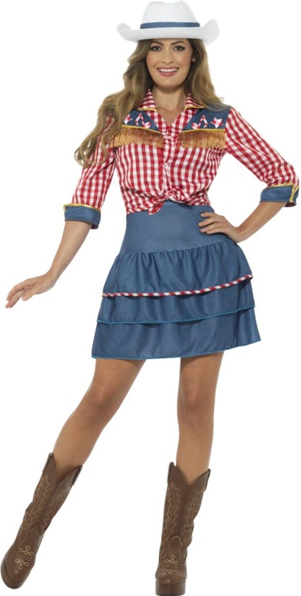 Costume de poupée de rodéo Smiffys avec chapeau | taille m (40 - 42)