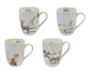 Decoris Mug de Noël en porcelaine avec image d'animal