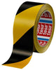 Ruban Tesa noir jaune 50mm 33mtr