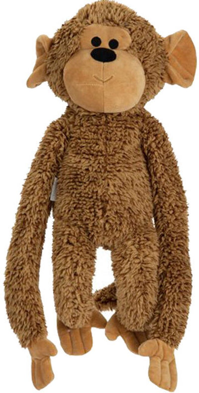 Beeztees peluche chien singe vik - jouet pour chien - peluche - 40x20x13 cm taille l