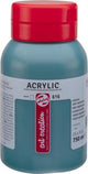 Talens art création peinture acrylique pot 750 ml vert émeraude 616