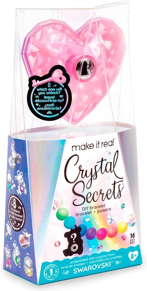 Make it real - set pour fabriquer des bracelets diy - swarovsky - crystal secret