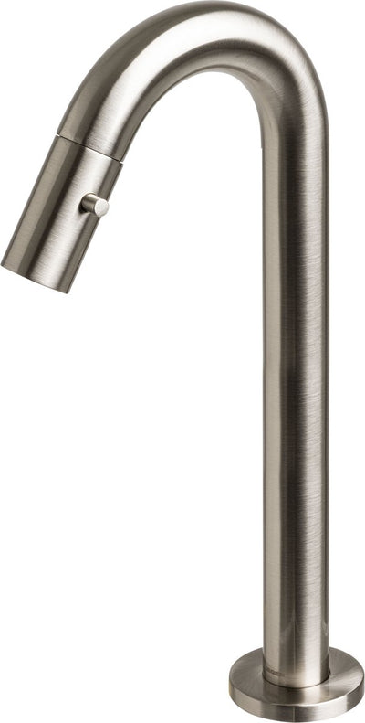 Robinet de WC Plieger Lupo 2.0 – Robinet de lavabo à poser – Modèle surélevé – Bec 20,0 cm – Garantie 10 ans – Chrome brossé