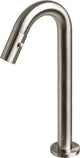 Robinet de WC Plieger Lupo 2.0 – Robinet de lavabo à poser – Modèle surélevé – Bec 20,0 cm – Garantie 10 ans – Chrome brossé