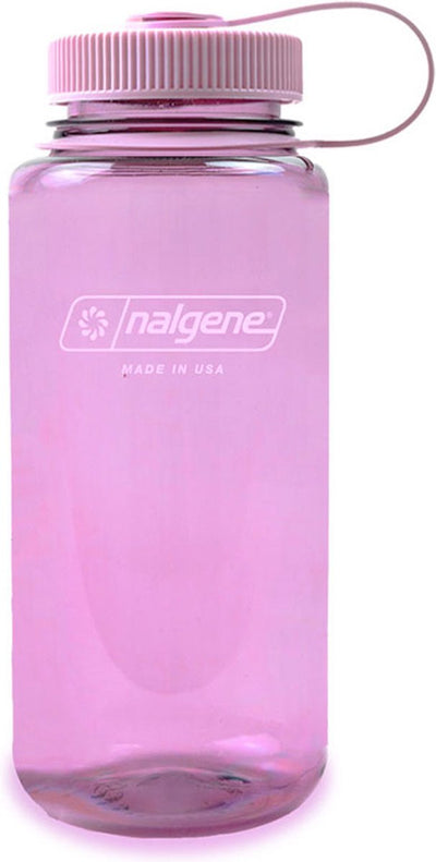 Nalgene - wide mouth bottle - drinking bottle - water bottle - leak proof - 500ml - bpa free - sustain - cherry blossom
