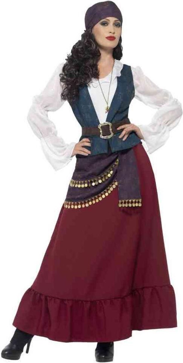 Smiffys - costume de luxe de pirate boucanier - m - multicolore