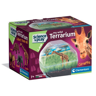 Jeu scientifique Clementoni mon terrarium sauvage - girafe