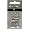 Fermoir à ressort Creativ company, d 6 mm, argent, 10 pièces 1 boîte