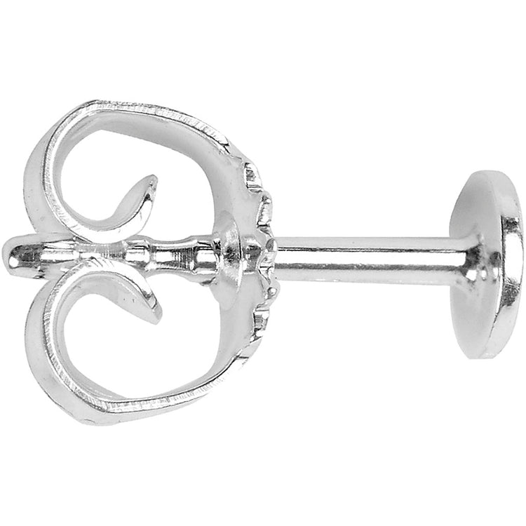 Creativ Company Oorstekers, L: 13 mm, D 5 mm, argent, 10 pièces 1 boîte