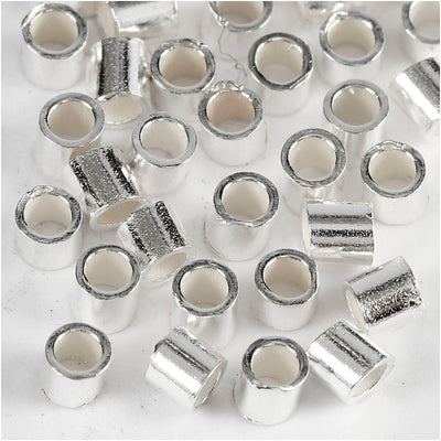 Perles à écraser Creativ company, d 2 mm, argent, 50 pièces 1 boîte