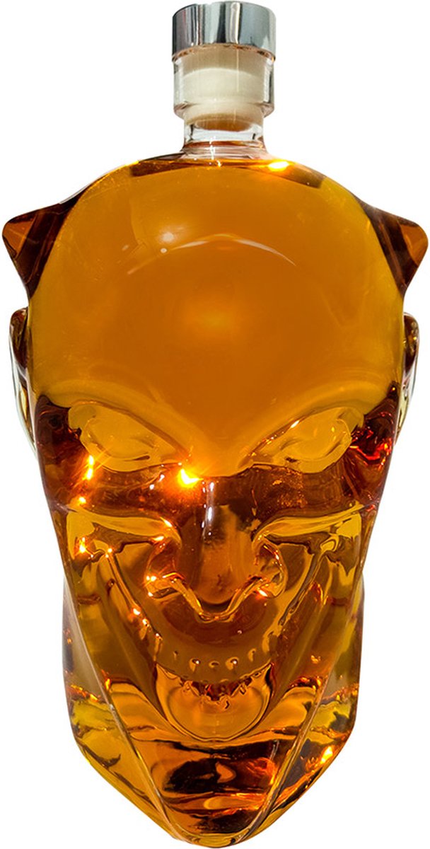 Carafe ingénieuse du diable porte-bonheur - carafe - 900 ml - verre de haute qualité - 94432