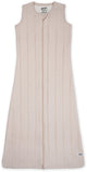 Lodger gigoteuse nouveau-né été 62 cm - connexion sécurisée au cou et aux bras - 0,5 tog - 100% coton biologique - pointelle - gigoteuse d'été - rose