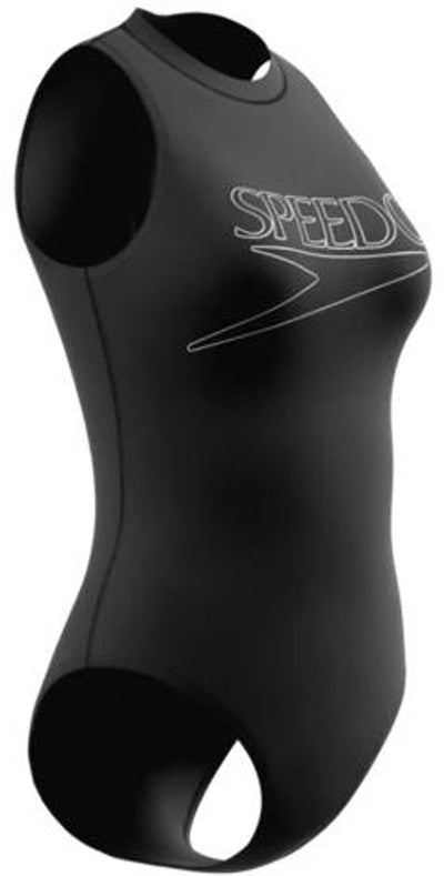 Maillot de bain de sport 1 pièce femme Speedo endurance+ logo hydra suit - noir et blanc