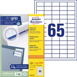 Étiquettes avery 3666-200 blanches 200 pièces