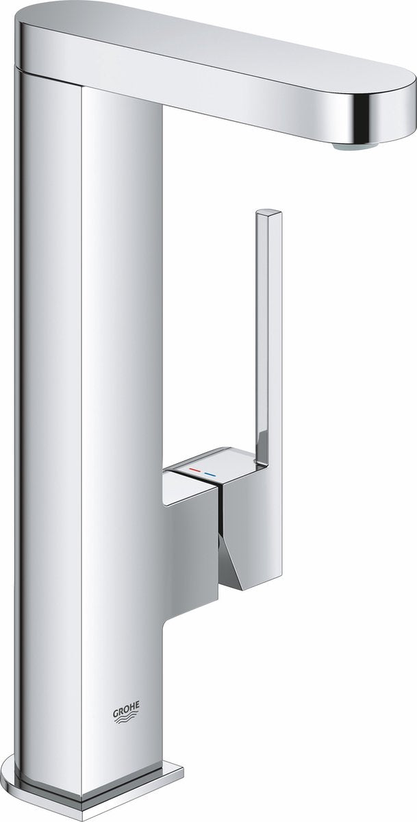 Mitigeur de lavabo Grohe plus l avec douchette extractible - bec haut - vidage push open - économie d'eau