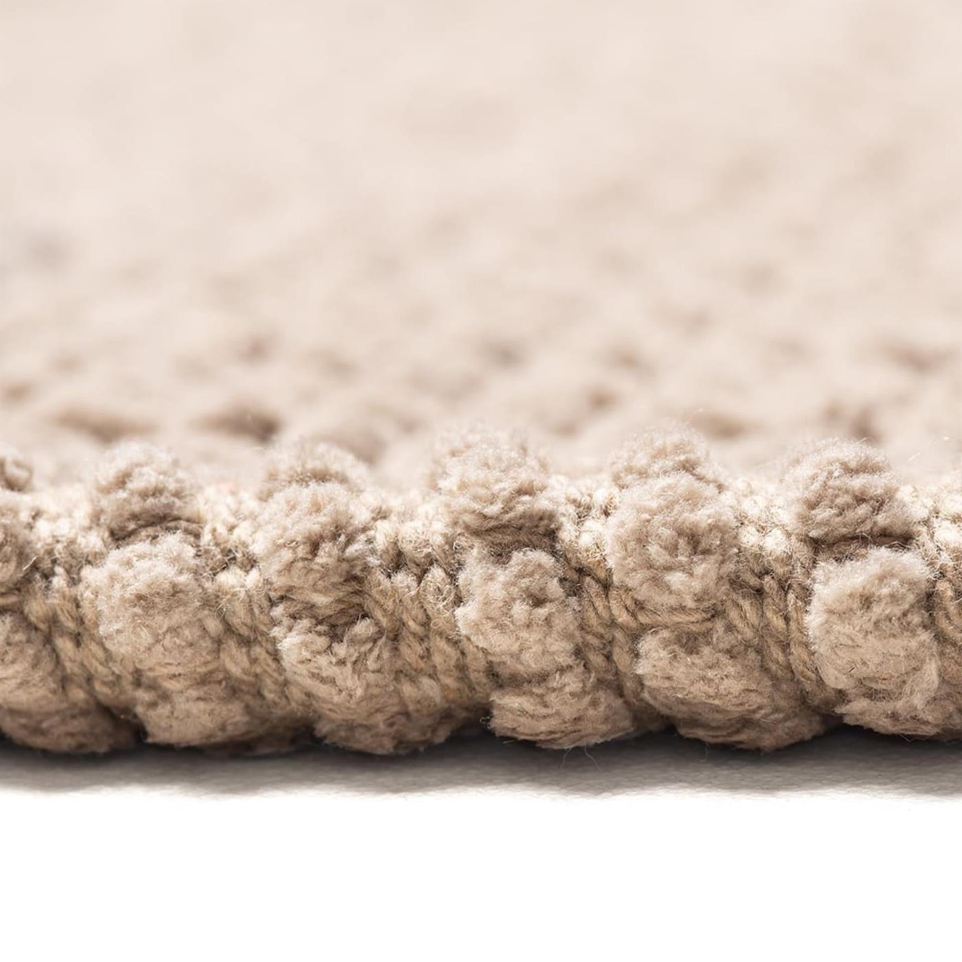 Wicotex tapis de bain tresse classique 60x90cm taupe