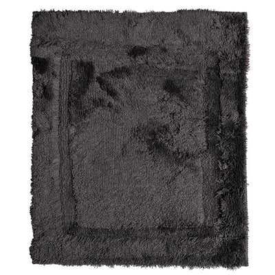 Wicotex tapis de bain uni gris foncé 60x90cm