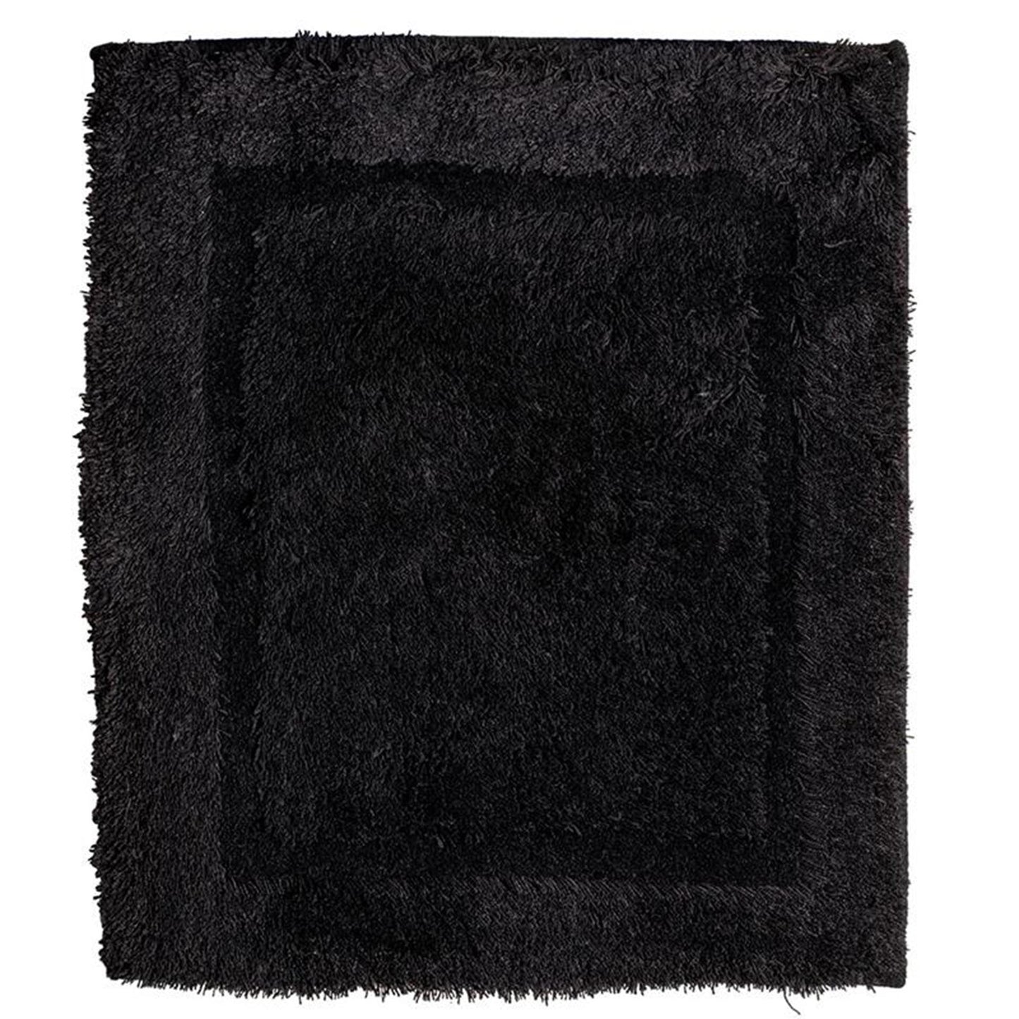 Wicotex tapis de bain uni noir 60x90cm