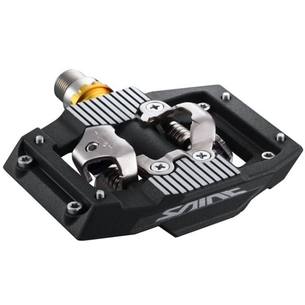 Shimano Pedal Set Saint PD-M821 SPD + Plateforme noire