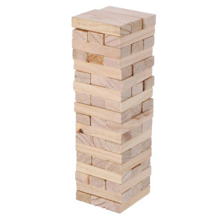 Tour d'empilage en bois Basic Let #039;s 54 pièces
