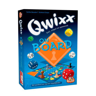 Jeux de gobelin blanc Qwixx à bord