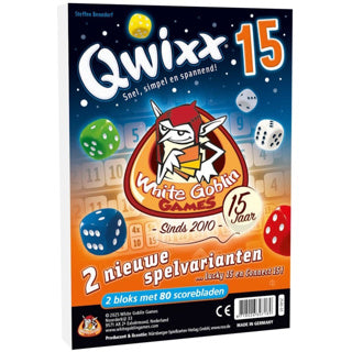 Jeux de gobelins blancs qwixx 15 - jeu de dés