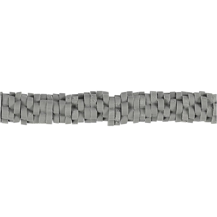 Perles d'argile Creativ company, d 5-6 mm, diamètre du trou 2 mm, gris, 145 pièces 1 boîte